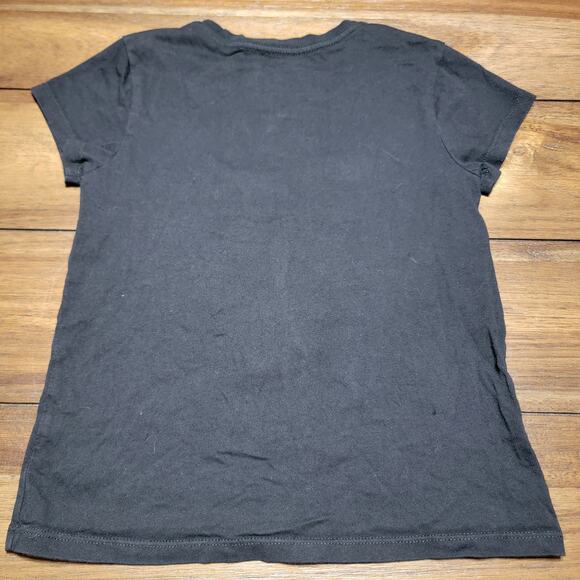Strawberry Shortcake Girls Black Tee "Fresh Berries Picked With Care" - Size 7/8 - Picture 3 of 4
